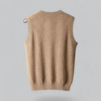 Men's Classic Wool V-Neck Sleeveless Jumper