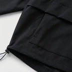 Men's Water-Repellent Anorak with Adjustable Hood and Hem