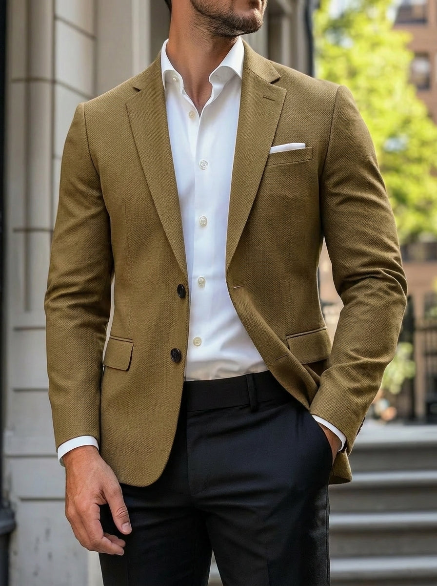 Men's Everyday Smart Casual Sports Jacket - Brown