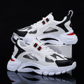 Men's Layered Mesh Trainers with Sculpted Sole