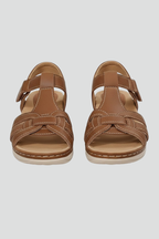 Women's Strappy Orthopedic Flat Sandals with Open Toe