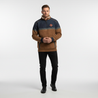 Men's Sherpa Collar Fleece Jumper with Kangaroo Pocket