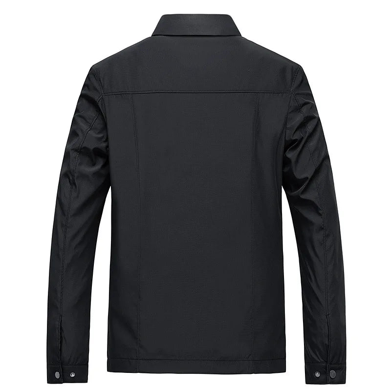 Men's Ultra-Light Water-Repellent Travel Jacket with Pockets