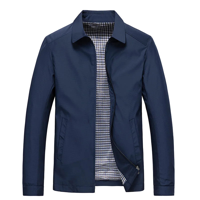 Men's Ultra-Light Water-Repellent Travel Jacket with Pockets