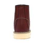 Men's Water-Resistant Leather Winter Ankle Boots with Warm Lining