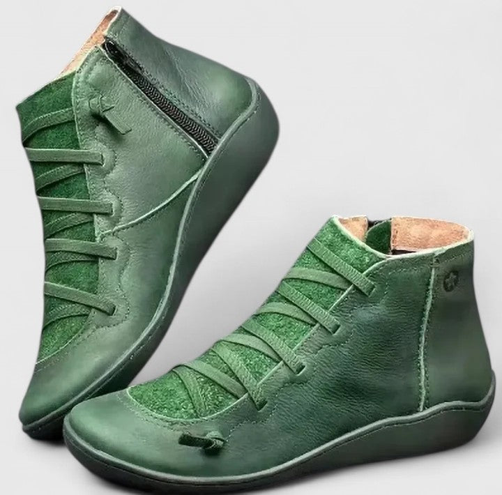 Women's Arch Support Orthopedic Boots for Everyday Wear – Green