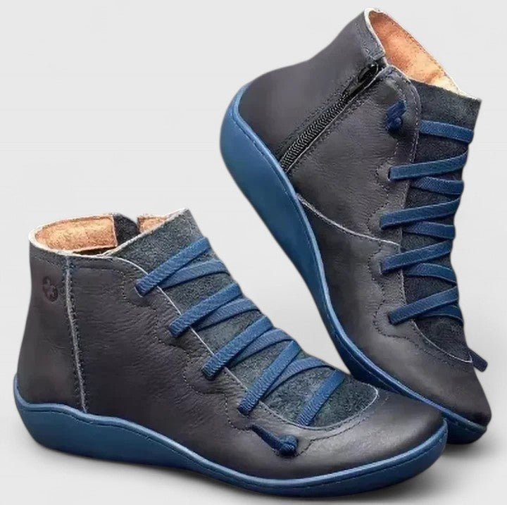 Women's Arch Support Orthopedic Boots for Everyday Wear – Blue