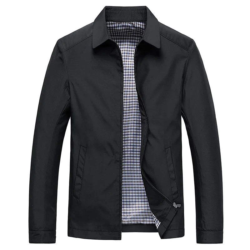 Men's Ultra-Light Water-Repellent Travel Jacket with Pockets
