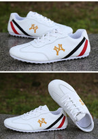 Men's Lightweight Lace-Up Trainers with Cushioned Collar