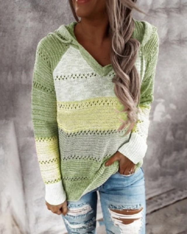 Women's Relaxed Fit Casual Hoodie in Soft Fabric – Green