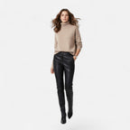 Women's Thick Knit Oversized Roll-Neck Jumper in Wool Blend