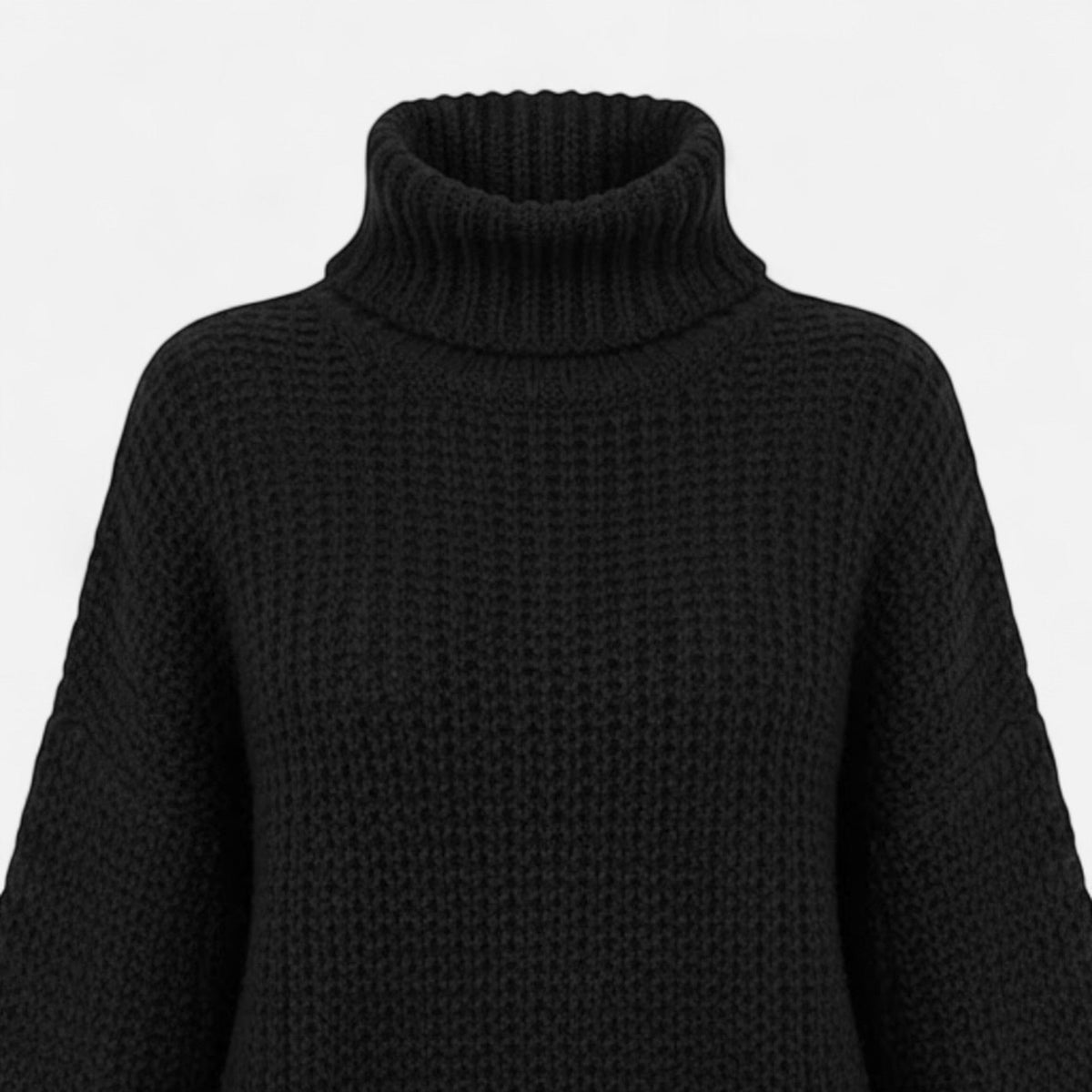 Women's Classic Roll-Neck Wool Blend Jumper