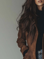 Women's Tailored Double-Breasted Longline Trench Coat