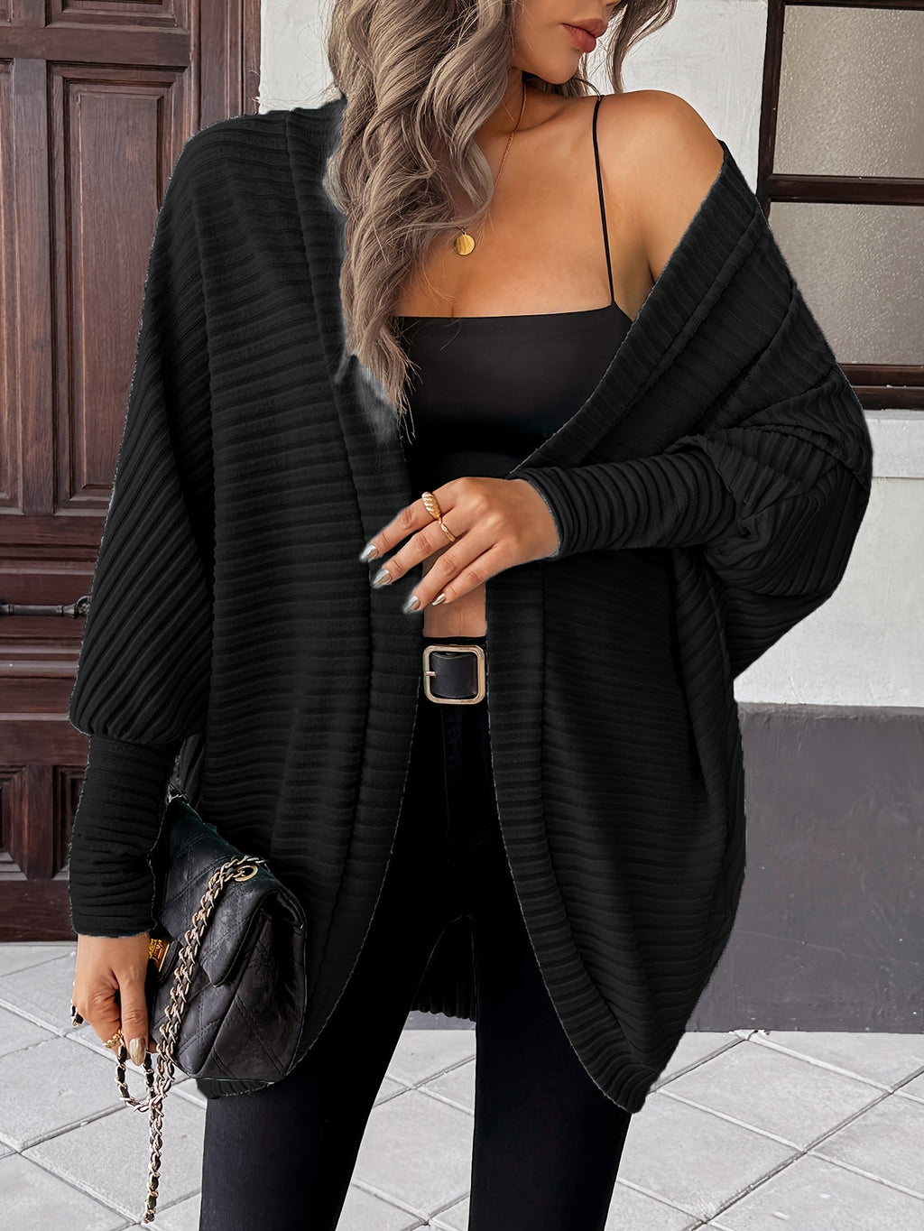 Women's Lightweight Flowing Open Cardigan