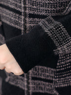 Women's Zip-Through Check Hoodie Jacket