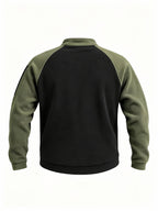 Women's Mock Neck Pullover with Zip Trim