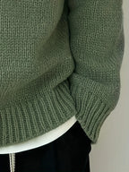 Women's Soft Knit Dropped Shoulder Crew Jumper