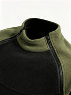 Women's Mock Neck Pullover with Zip Trim