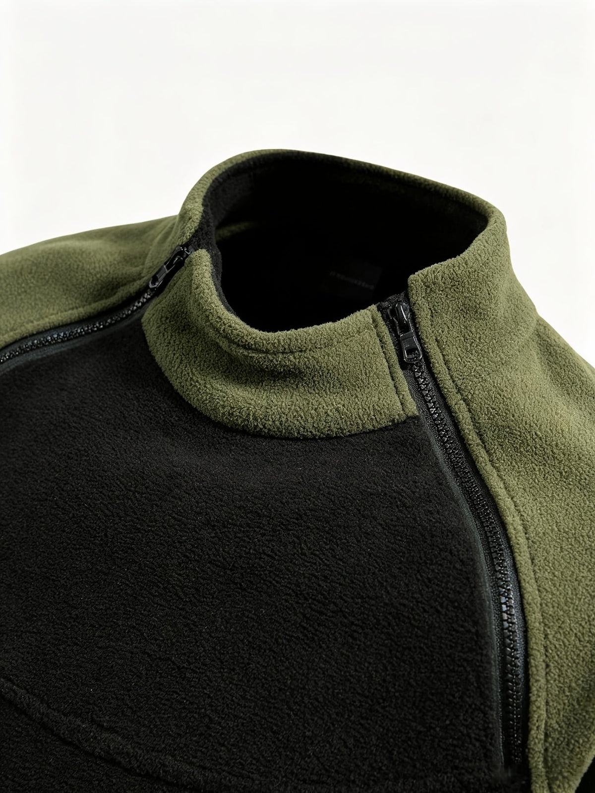Women's Mock Neck Pullover with Zip Trim