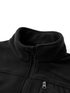Women's Stand Collar Zip-Pocket Utility Jacket