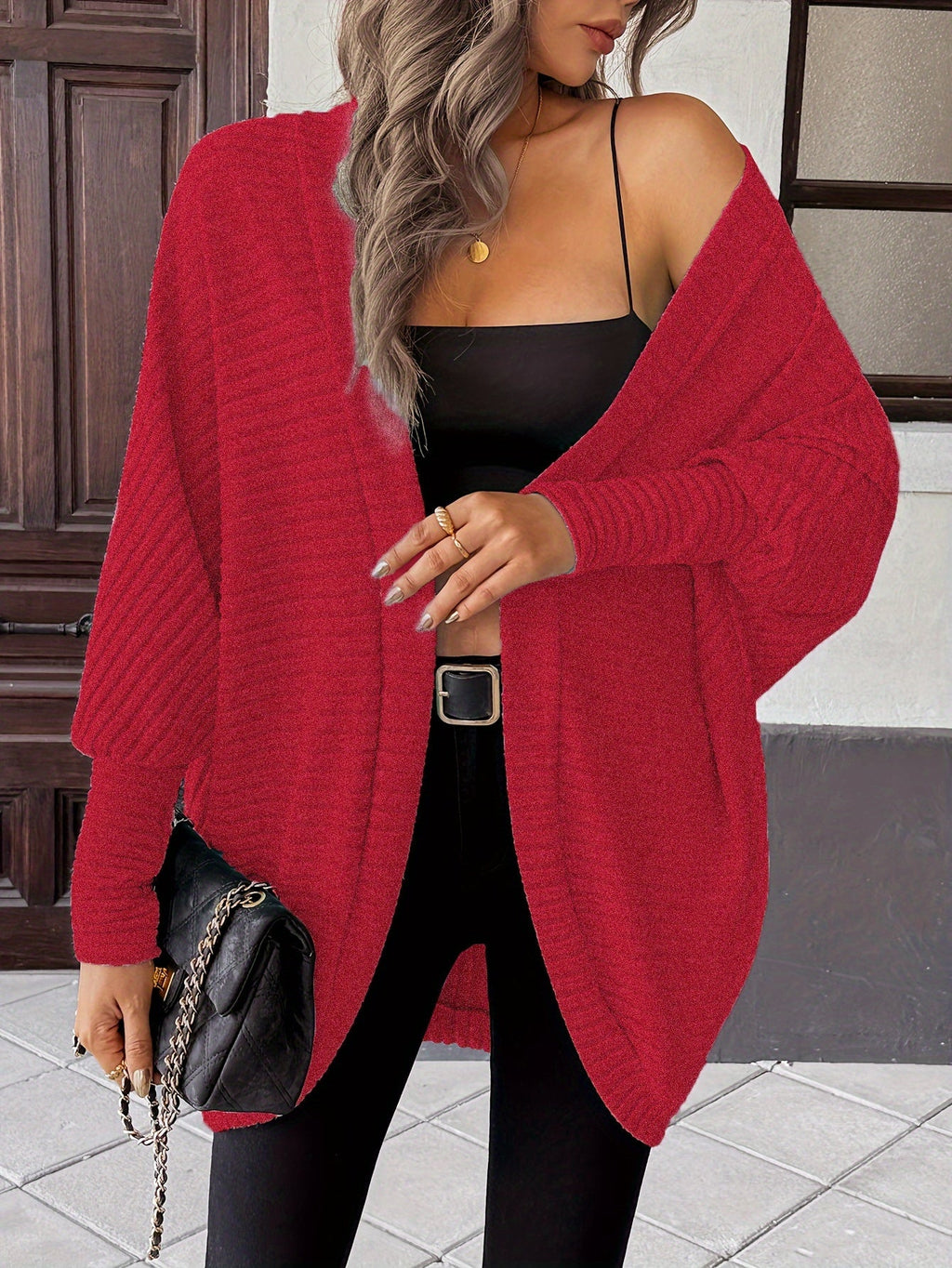 Women's Lightweight Flowing Open Cardigan