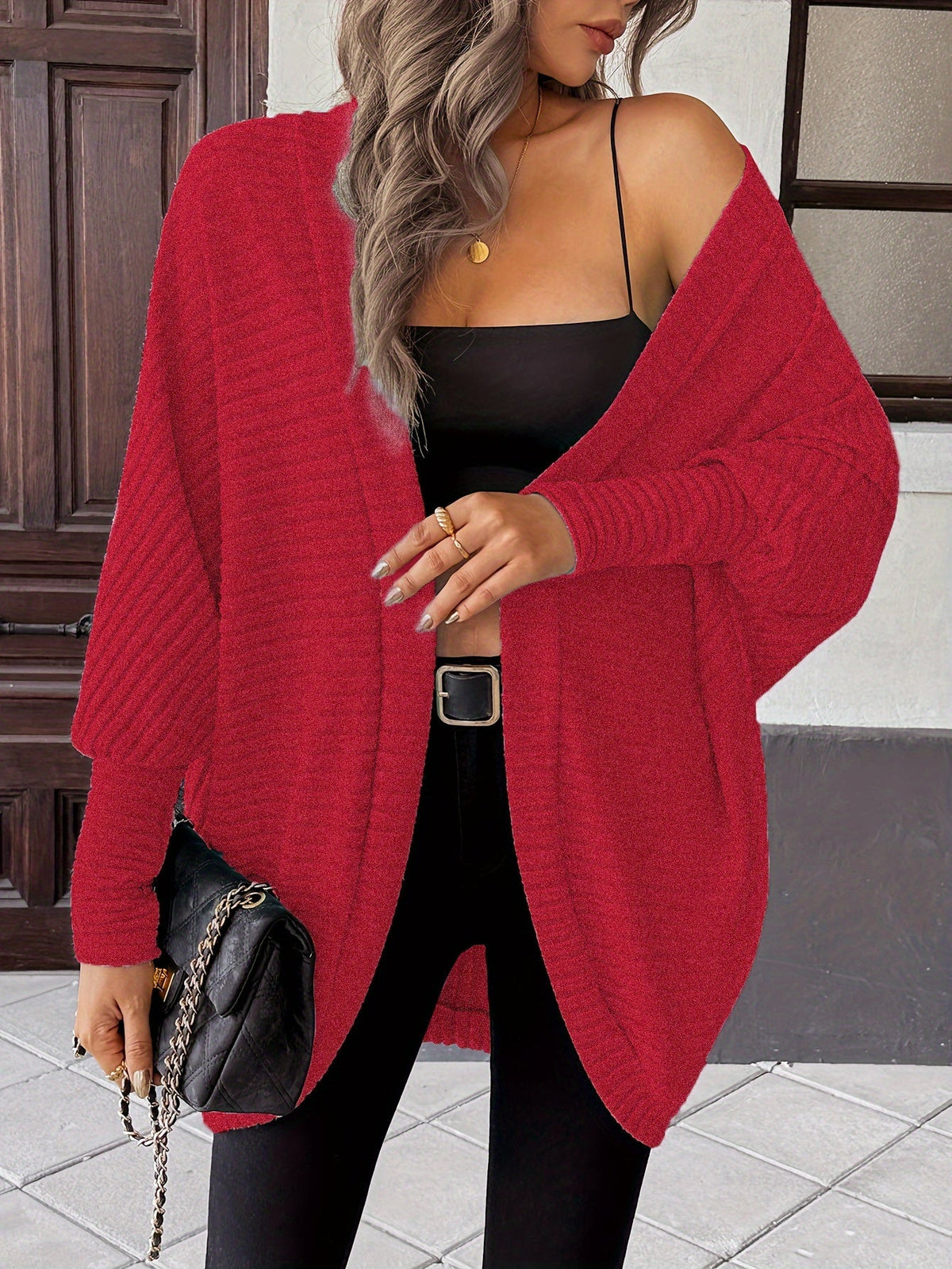 Women's Lightweight Flowing Open Cardigan