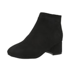 Women's Chelsea Ankle Boots with Low Block Heel