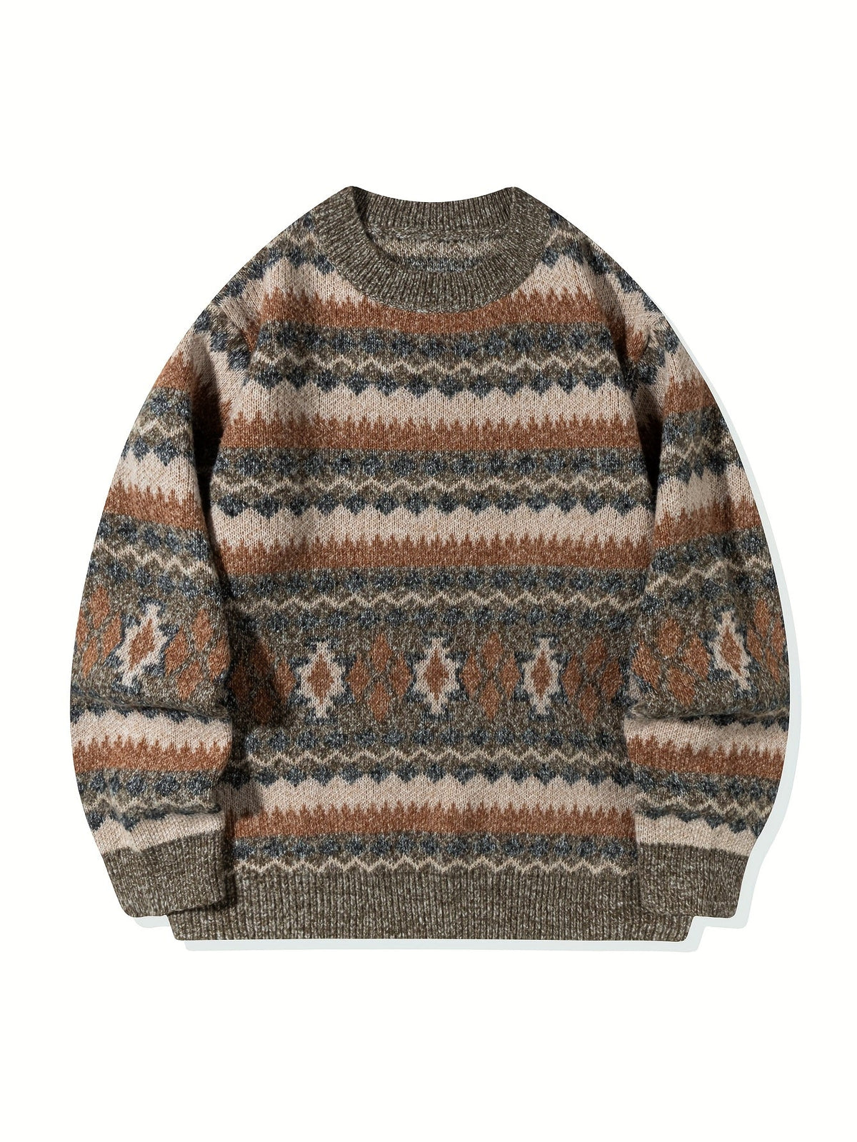 Women's Heritage Pattern Relaxed Knit Jumper
