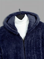 Women's Soft Plush Zip Hoodie Jacket