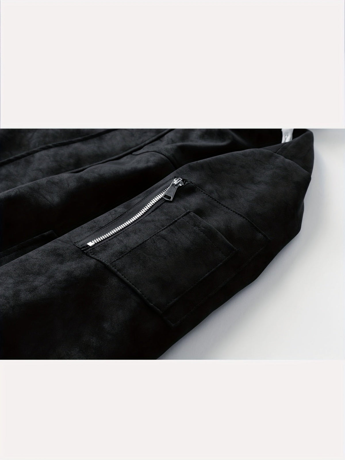 Women's Relaxed Drawstring Hood Jacket with Sleeve Pocket