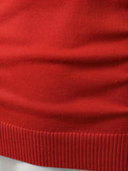 Women's Red Christmas Jumper with Reindeer Motif