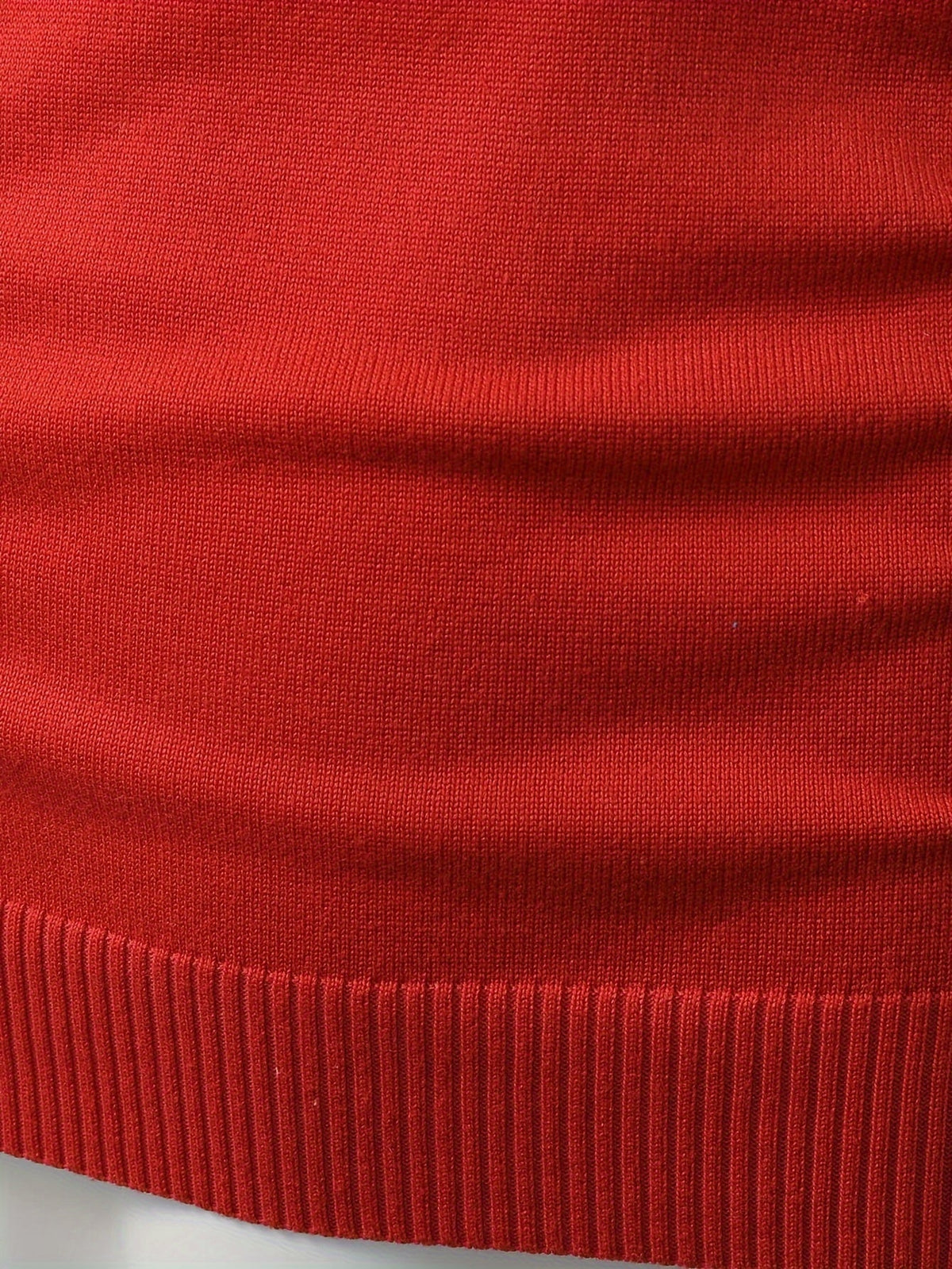 Women's Red Christmas Jumper with Reindeer Motif