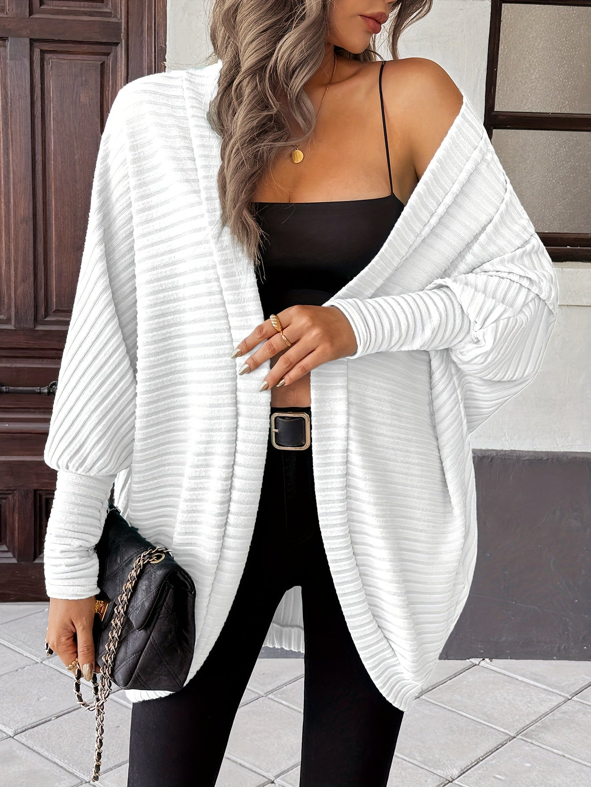 Women's Lightweight Flowing Open Cardigan