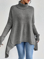 Women's Longer Length High Neck Soft Jumper