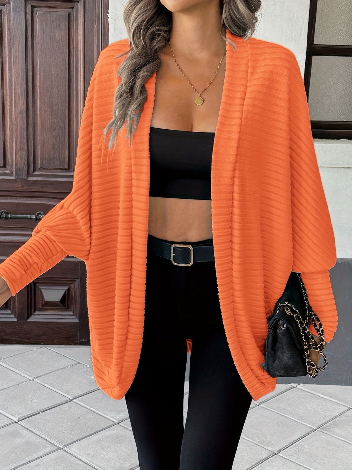 Women's Lightweight Flowing Open Cardigan
