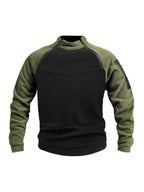 Women's Mock Neck Pullover with Zip Trim
