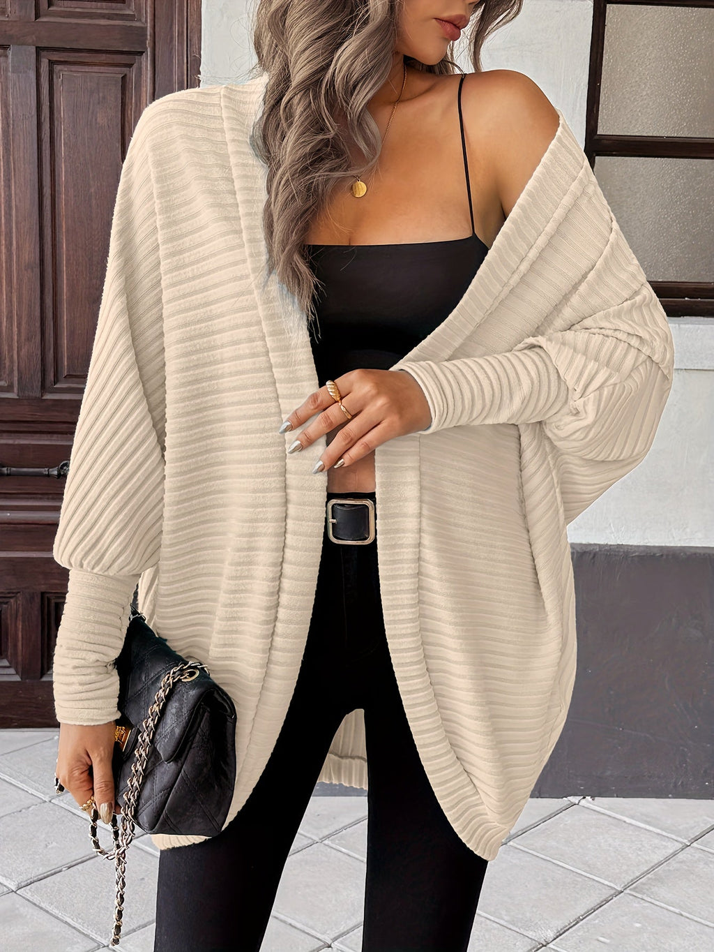 Women's Lightweight Flowing Open Cardigan