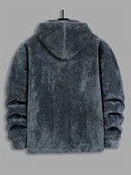 Women's Soft Plush Zip Hoodie Jacket