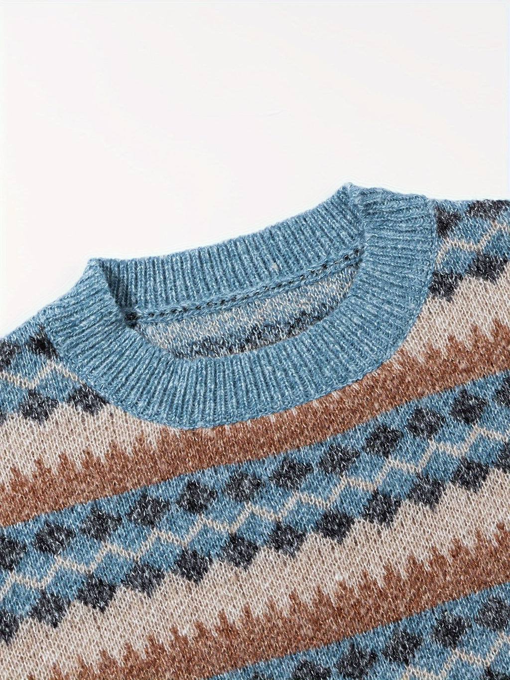 Women's Heritage Pattern Relaxed Knit Jumper