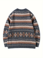 Women's Heritage Pattern Relaxed Knit Jumper