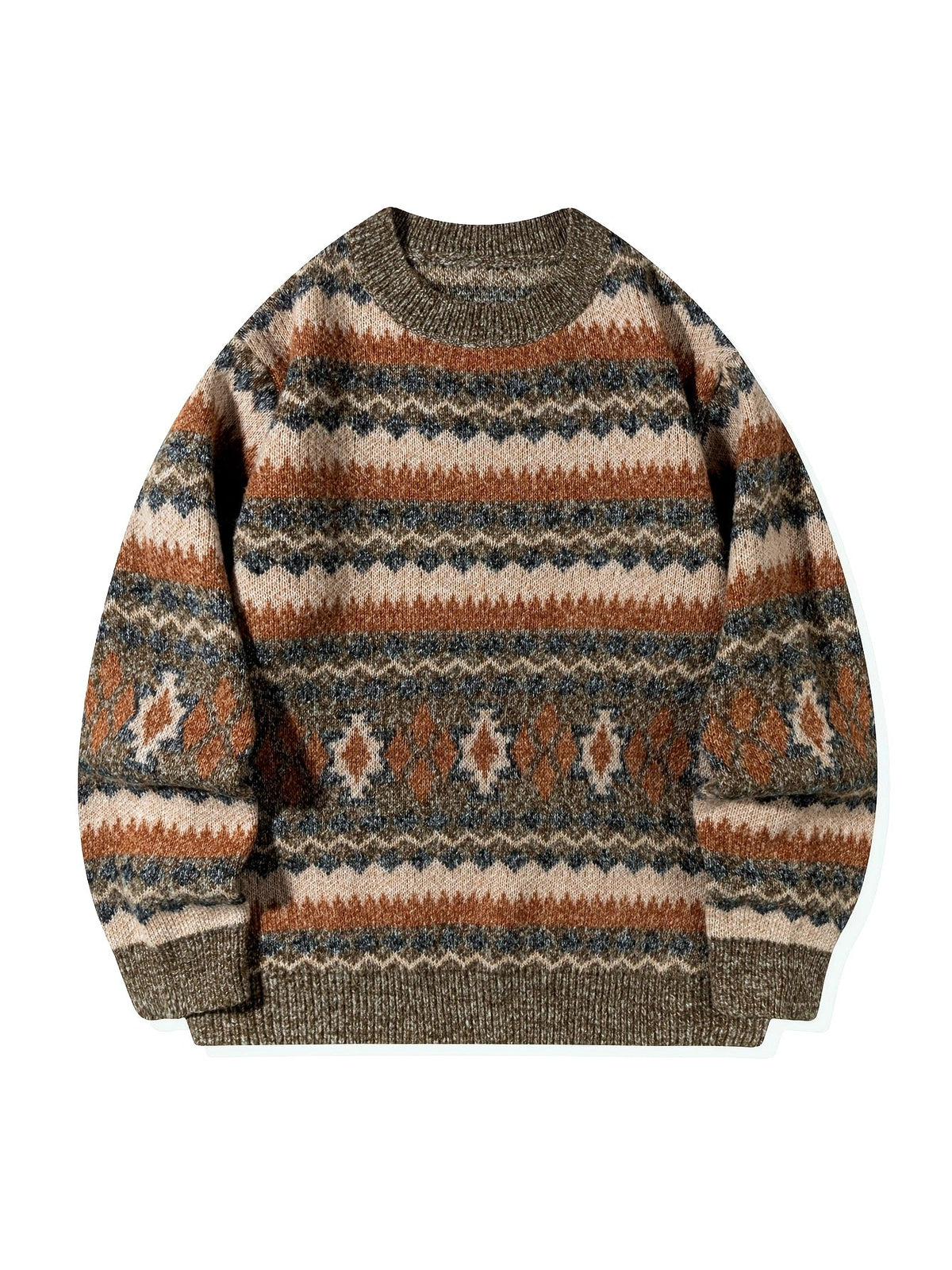 Women's Heritage Pattern Relaxed Knit Jumper