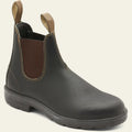 Men's Vegan Leather Chelsea Boots with Waterproof Finish – Dark Brown