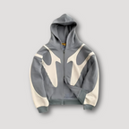 Men's Relaxed Fit Printed Full-Zip Hoodie