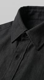 Men's Linen Shirt and Trousers Set with Adjustable Waistband