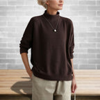 Women's Raised Pattern Wool Knit Jumper
