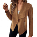 Women's Cascade Collar Lightweight Jacket with Zip Pockets