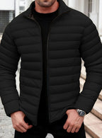 Men's Packable Horizontal Channel Puffer Jacket