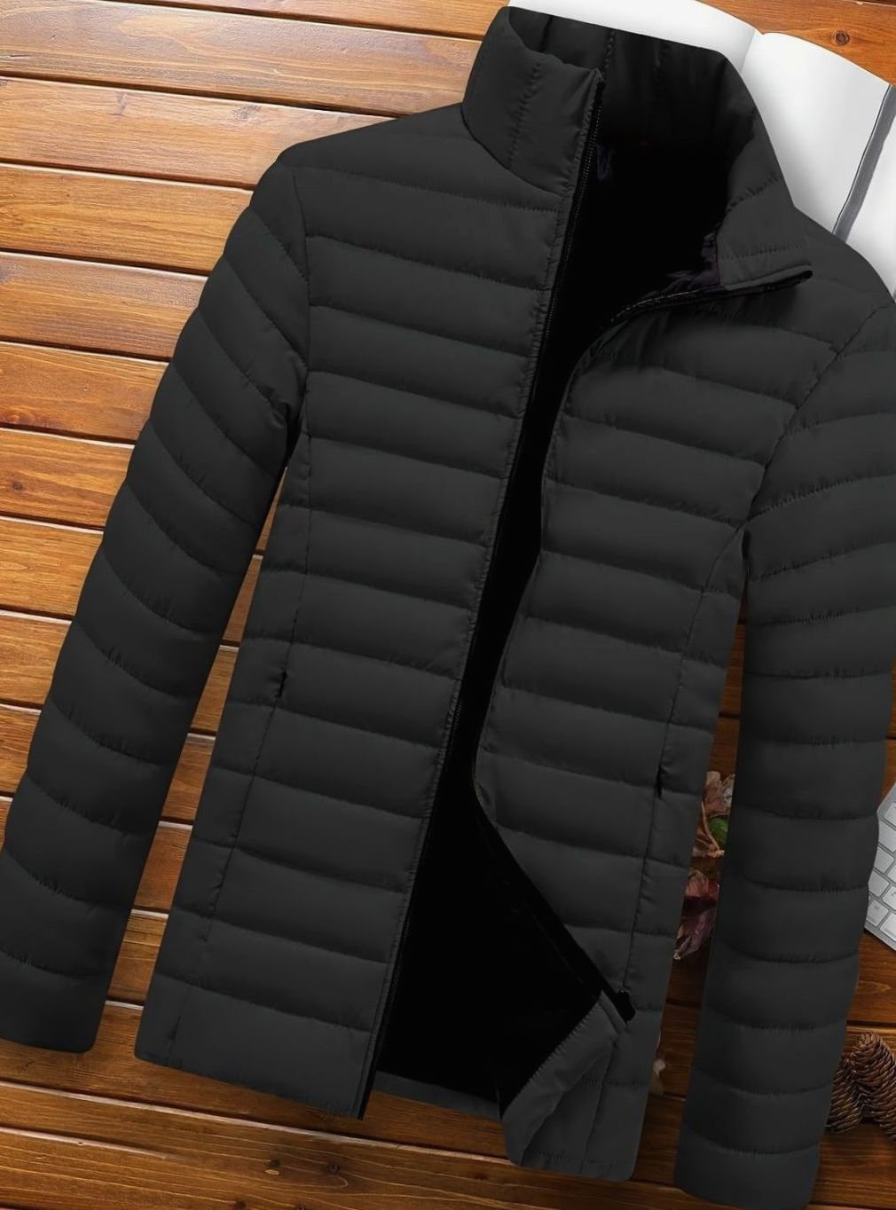 Men's Packable Horizontal Channel Puffer Jacket