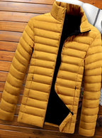 Men's Packable Horizontal Channel Puffer Jacket