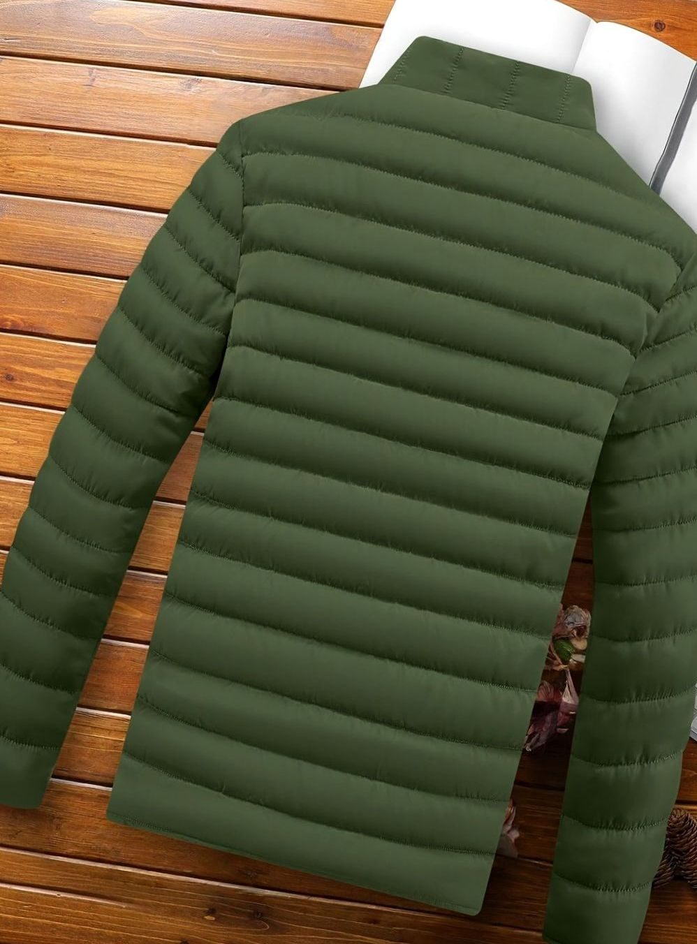 Men's Packable Horizontal Channel Puffer Jacket